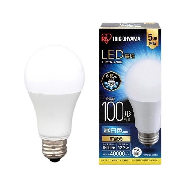 省エネで経済的なLED電球が進化 100W相当の明るさでエネルギー消費を抑え、広範囲を明るく照らす 目に優しい昼白色で活気あふれる空間を演出 明るさと経済性を手に入れよう LED電球100W E26 