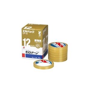 接着用品 接着テープ 事務用品強力な接着力で仕事効率UP オフィス 事務用 で大活躍の接着テープ まとめてお得な12巻セット ニチバンのLパックLP-12、12mm×35mの使い勝手抜群 仕事もプライ