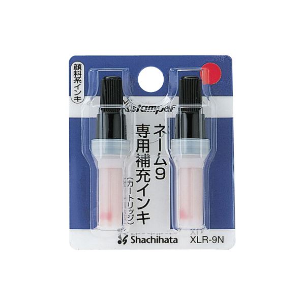 ネーム9専用の補充インキ、赤色5セットでお得に （まとめ） シヤチハタ ネーム9専用 補充インキ 赤 【×5セット】◇関連： 生活用品／インテリア／雑貨／文具／オフィス用品／印鑑／スタンプ／朱肉 （キ