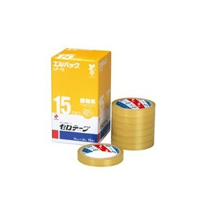 接着用品 接着テープ 事務用品強力な接着力で仕事効率UP オフィス 事務用 で大活躍の接着テープ ニチバンのLパックLP-15、15mm×35mの12巻セットがお得な2セットで登場 （まとめ）ニチバン