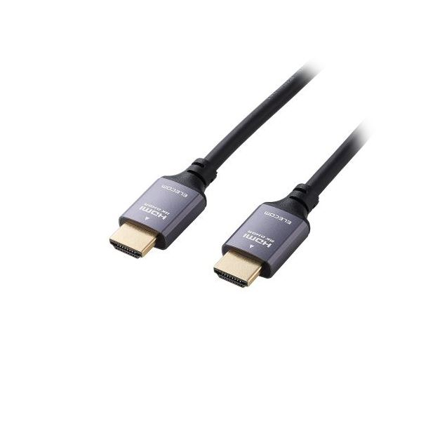 ウルトラハイスピードHDMI(R)ケーブル 2m超高速伝送対応HDMIケーブル 配線 2メートル ブラック 超高速伝送対応HDMIケーブル 2メートル ブラック 黒 ウルトラハイスピードHDMI（R）