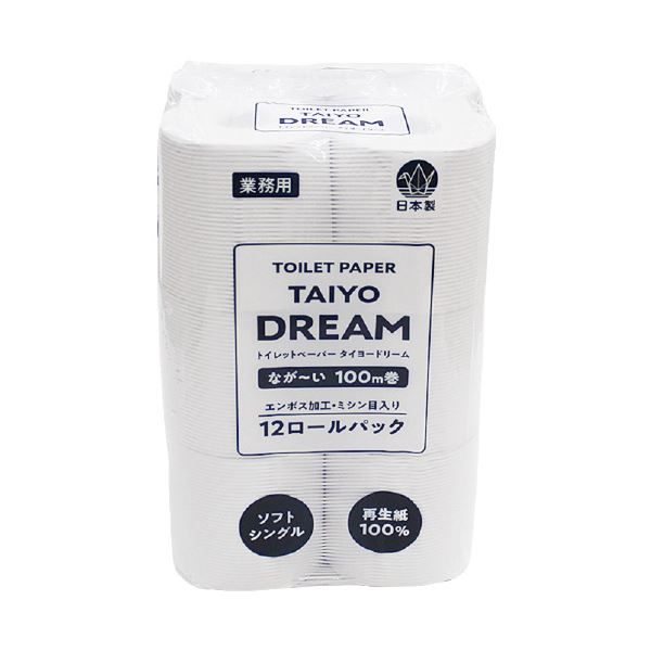 夢のような柔らかさと長持ちの魔法の巻物、12巻×6P 太洋紙業 タイヨードリーム12巻×6P◇関連： 生活用品／インテリア／雑貨／日用雑貨／トイレットペーパー （キーワード： RDA000355042