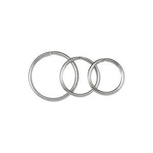綴るとめる用品 クリップ類 事務用品 業務用お得セット書く・留める用具 クリップ類 事務用品 業務用お得パック（まとめ）ミツヤ キーリング KR-3P No.3 6個【×20セット】 （まとめ）ミツヤ