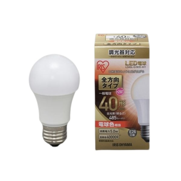 明るさ満点 40W相当のLED電球4個セット どんな方向でも調光可能な最高のライト 照明 LED電球40W E26 全方向調光 電球 4個セット◇関連： 家電／電球／LED電球 （キーワード： RDA