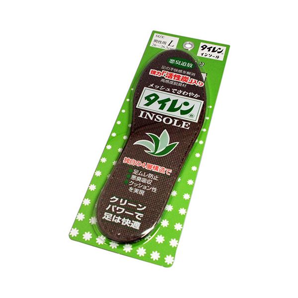 独自の4層構造で、抜群の快適さを実現究極の快適さを追求した4層構造インソールが、あなたの足元をサポート 荒川産業のタイレンインソールLが、5セットでお得にお届けします 【5セット】 荒川産業 タイレン