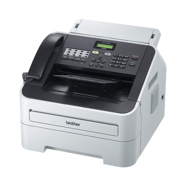 モノクロレーザー複合機 A4、FAX機能搭載の便利な一台 高性能なFAX機能を備え、多機能で使いやすい Fax-2840、あなたのオフィス 事務用 ワークをサポートします ブラザーJUSTIO モノク