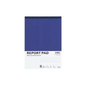 ノート レポート用紙 事務用品ビジネスに最適 書きやすい まとめ買い お徳用 でお得 B5サイズ罫線ノートパッド20セット （まとめ）プラス レポートパッド RE-050B B5 B罫【×20セット】