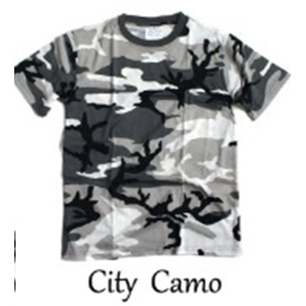ユニセックスのコットン カモフラ柄 ティシャツ カモ柄 tシャツT シャツ トップス 半袖ティー ファッション 衣類 洋服 衣服 衣装 アウトドア レジャー スポーツ 運動都会を魅了する迷彩の誘惑 -