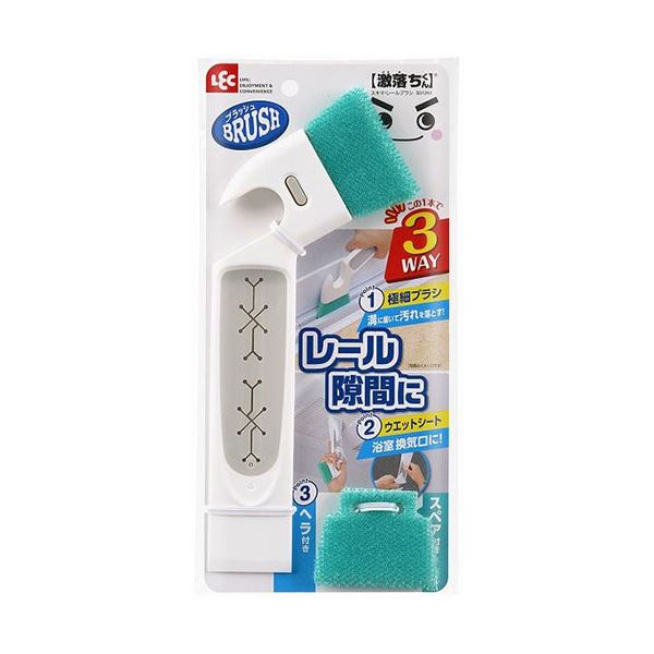 激落ちくん スキマ レール ブラシ隙間を徹底的に掃除する 5セット入りのレール用ブラシセット 【5セット】 レック 激落ちくん スキマ レール ブラシ S01241X5◇関連： 生活用品／インテリア／