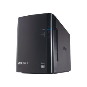 ハードディスク・ＵＳＢメモリー・ＳＳＤ 外付ハードディスクデータを二重保護 高速外付けハードディスク2ドライブ4TB USB3.0対応 バッファロー ドライブステーション ミラーリング機能搭載 バッフ