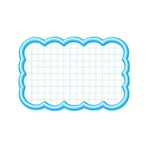 店舗用品 POP用品 事務用品 業務用お得セットビジネスに彩りを添える 多機能POPアイテム 店舗・事務に最適 お得な業務用セット （まとめ）タカ印 雲形中カード16-4117 ブルー【×10セット】