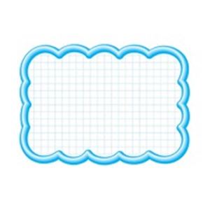 店舗用品 POP用品 事務用品 業務用お得セットビジネスに彩りを添える 多機能POPアイテム 店舗・事務に最適 お得な業務用セット （まとめ）抜型カード16-4197 雲形大が進化 ブルーに魅了される