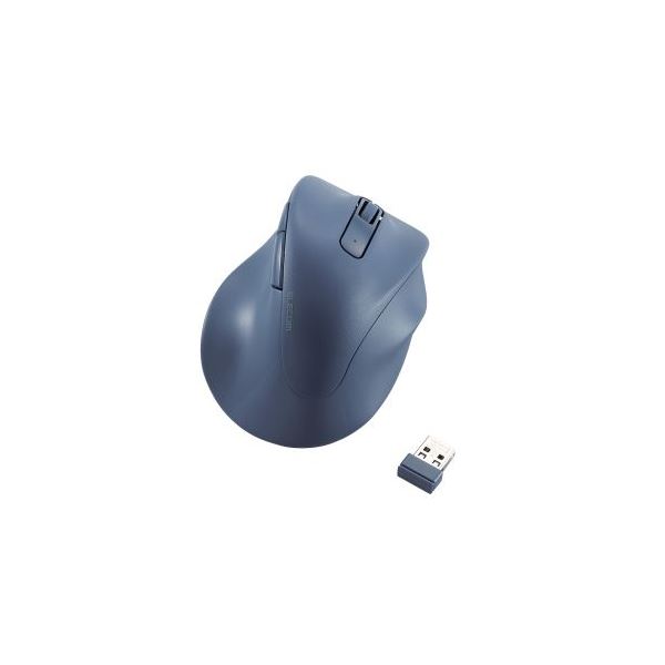 静音 2.4GHz無線マウス EX-G5ボタン Mサイズワイヤレスで静かな操作が可能な5ボタン搭載のマウス 手にフィットするMサイズで快適な操作性を実現 ブルーのカラーバリエーションでスタイリッシュに