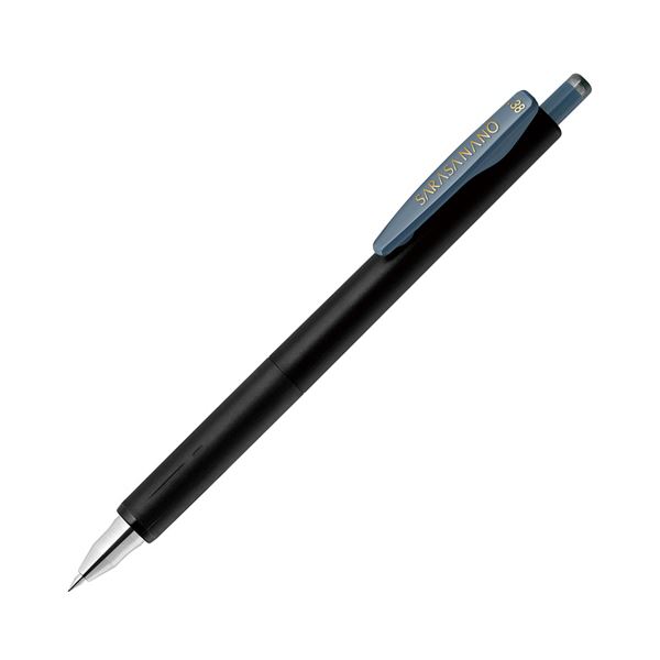 0.38mmのブルーグレーなサラサナノが10本セット×3でお得 書き心地抜群のゼブラジェルボールペン 青 （まとめ） ゼブラジェルボールペン サラサナノ 0.38mm ブルーグレー JJX72-VBG