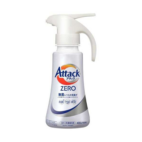 手軽に使えるアタックZERO、片手で簡単操作 400gを5個セットでお得にGET 汚れを徹底洗浄、衣類をキレイに保つ (まとめ) アタックZERO ワンハンドタイプ 400g 【×5セット】◇関連： 