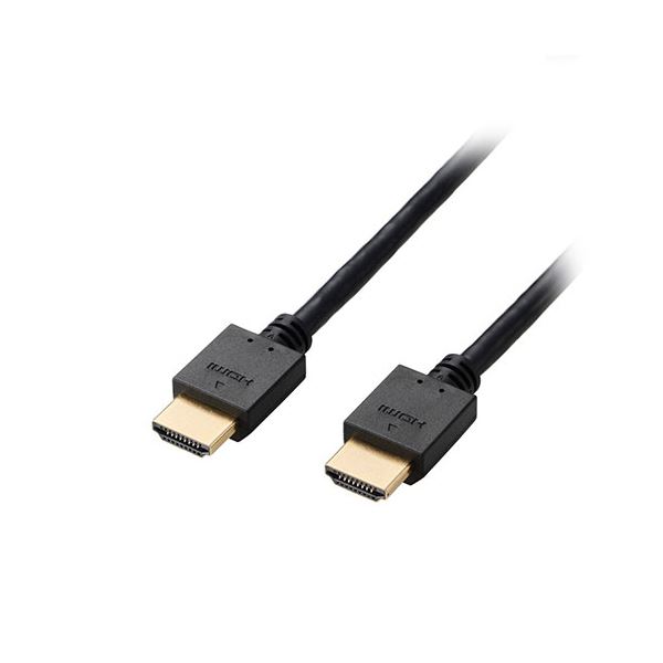 ハイスピードHDMI(R)ケーブル 1.5m高速伝送対応のHDMIケーブル 配線 、長さ1.5m 最新技術を搭載したHDMIケーブル 、CAC-HD14EBK3シリーズの1.5mモデル 高速伝送で映像