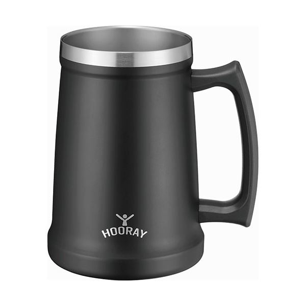 フーレイ ジョッキタンブラー700ml ブラックフーレイ ジョッキタンブラー700ml ブラック 11×14.5×15.5cm B1108565 黒 フーレイ ジョッキタンブラー700ml ブラック 