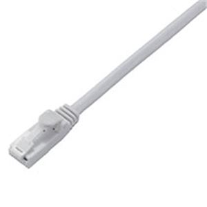 断じて折れぬ 最新CAT6対応 超高い耐久性 頑丈 LANケーブル 配線 30m パッケージもシンプルでお得 ホワイト 白 CAT6対応 爪折れ防止 LANケーブル 配線 30m／簡易パッケージ仕様（