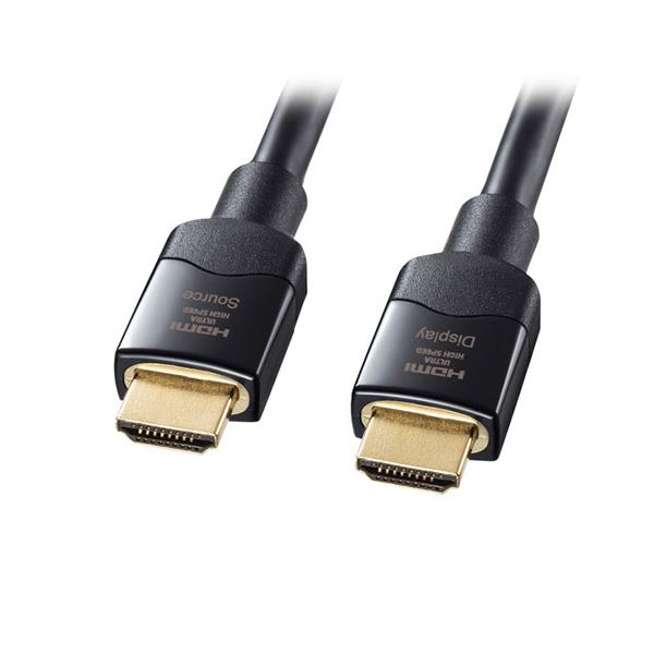 8K/60Hz、4K/120Hz対応の光ファイバケーブル。20m。未来を映し出す20m光ファイバーケーブル 配線 8K/60Hz、4K/120Hz対応で美しさと滑らかさを極限まで引き出す 高速伝送と信