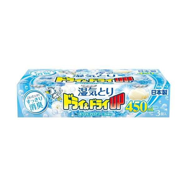 香り満載 ドライ＆ドライUPでさらに進化したホワイトアロマソープ450ml×3個セットが5セット 贅沢なバスタイムをお楽しみください 白 （まとめ） 白元アースドライ＆ドライUP ホワイトアロマソープ