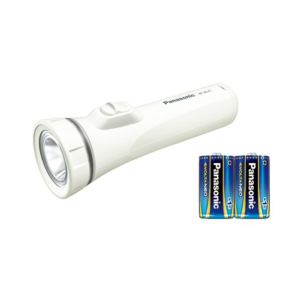 明るく煌めく光の導き、パナソニックのLED懐中電灯があなたを守る Panasonic LED懐中電灯 BF-BG41M-W◇関連： 生活用品／インテリア／雑貨／インテリア／家具／ライトスタンド／懐中電