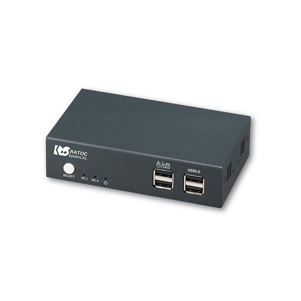 デュアルディスプレイに対応したHDMIパソコン PC 切替器、画面を自在に切り替えて快適な作業環境を実現するラトックシステムのRS-250UH2 ラトックシステム デュアルディスプレイ対応 HDMIパ