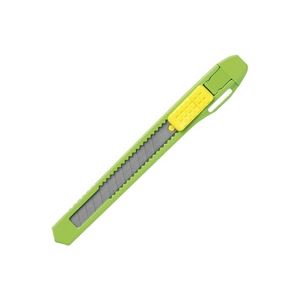 断裁用品 カッターナイフ 事務用品切れ味抜群 仕事も趣味も断然快適に 青い刃で進化した断裁用具、プラス カッターナイフS CU-103 グリーン10本セット×5 緑 （まとめ）プラス カッターナイフS