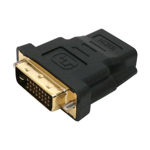 高画質映像を楽しむなら、HDMIメスからDVI変換アダプタが必須 5セットでお得なVDA-HD01／BKは、あなたの視聴体験をグレードアップさせます （まとめ） HDMIメス - DVI変換アダプタ 