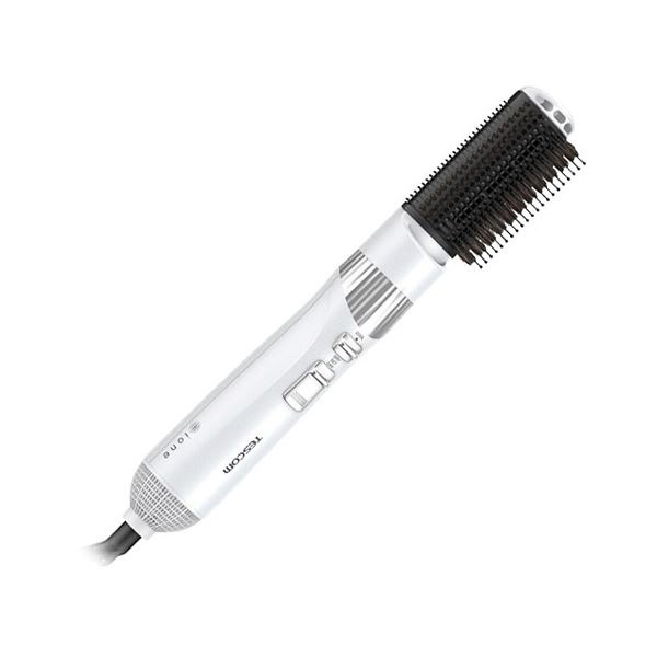 TESCOM カール・ドライヤー マイナスイオン豚毛ブローブラシ ホワイト 本体21.3×4.8×5.1cm B1131527 白 TESCOM カール・ドライヤー マイナスイオン豚毛ブローブラシ ホ