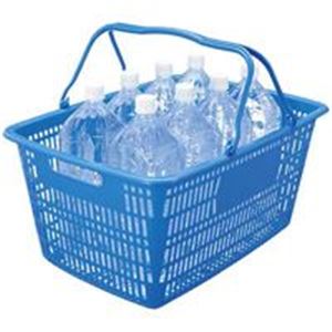 持ち運びに便利なカゴです 事務用品 業務用お得セット便利な持ち運びカゴ 事務用品や業務に最適なお得なセット 青い30Lのショップかごを10個セットでお届けします ジョインテックス ショップかご 30L