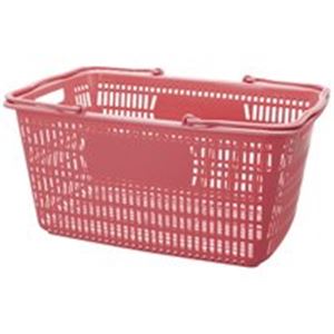 持ち運びに便利なカゴです 事務用品 業務用お得セット便利な持ち運びカゴ 事務用品業務用お得セット ピンクの30Lショップかご10個 あなたの快適な移動をサポートします ジョインテックス ショップかご 