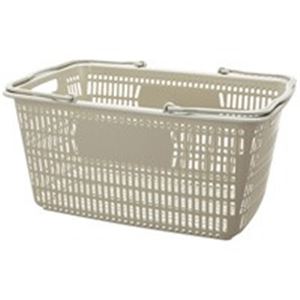 持ち運びに便利なカゴです 事務用品 業務用お得セット便利な持ち運びカゴ 事務用品セットでお得に 30Lの灰色カゴ10個セット ジョインテックス ショップかご 30L灰10個 B264J-GY10◇関連