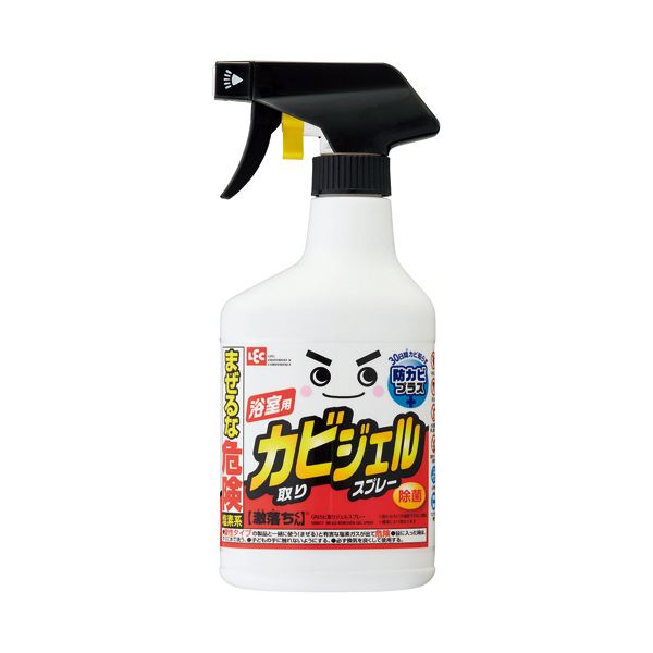 密着ジェルと塩素の力でカビの色素を分解!カビの色素を徹底分解 密着ジェルと塩素の力で驚異のカビ取り効果 驚きの400mlスプレー×3本セット （まとめ）レック 激落ち カビ取りジェル スプレー400m
