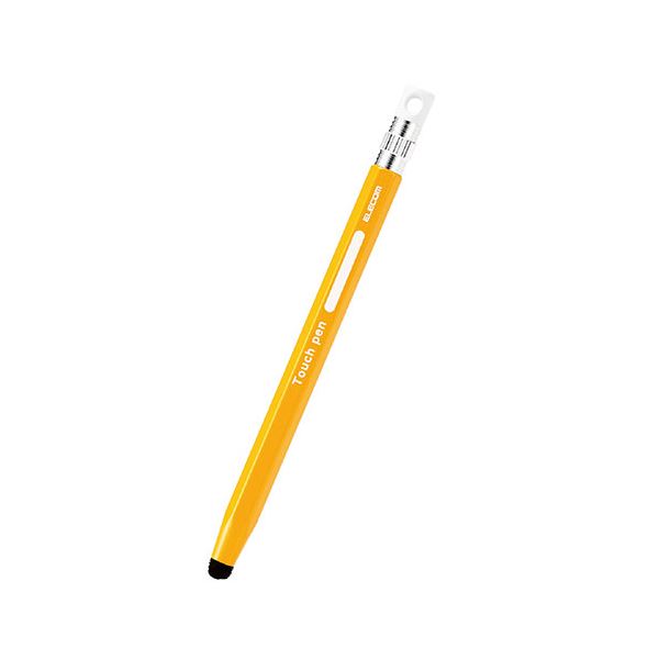 持ちやすい子ども向け鉛筆型タッチペンです。子供にぴったりの握りやすいペン型タッチペン 鮮やかなイエローで目を引く6角形デザイン 使いやすさと遊び心を兼ね備えた、の魅力的なタッチペン 黄 6角鉛筆タッチ