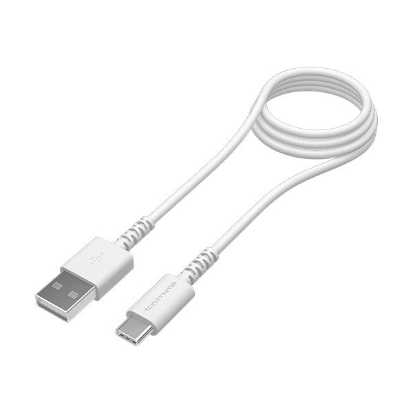 最新規格対応のUSBケーブル 配線 スマートなホワイトカラーで1.0mの長さが便利 USB2.0 Type-Cコネクタ搭載で高速充電＆データ転送が可能 2本セットでお得にGET 使いやすさとスタイリッ
