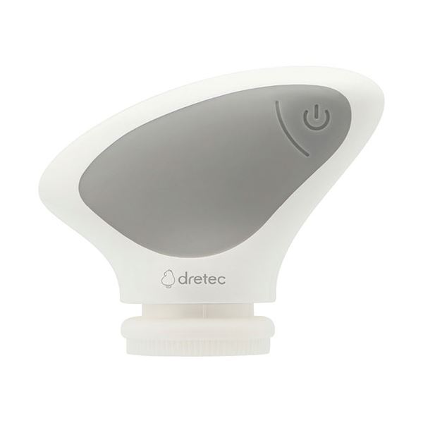 気になる毛穴・角栓に毛穴洗顔DRETEC ドリテック Refleu 電動シリコーンフェイスブラシ グレー 9.4×4.2×7.1cm C6134537 DRETEC ドリテック Refleu 電動シリ