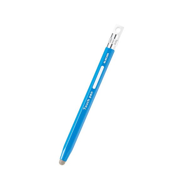 持ちやすい子ども向け鉛筆型タッチペンです。子供にぴったりの握りやすい鉛筆型タッチペン 快適な操作で楽しいタッチ体験を ブルーの6角デザインがおしゃれさを演出 のP-TPENSEBUで、スマホやタブレッ
