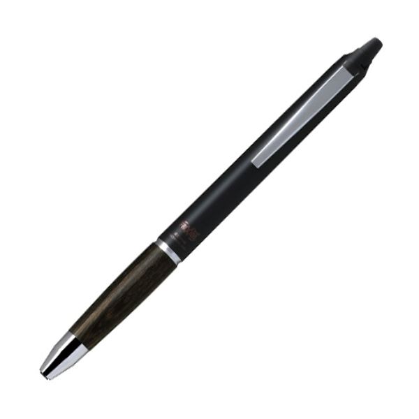 消せる 書き直せる 極細0.5mmのノック式ゲルボールペン ブラックインク×3本セット ダークブラウンの軸がおしゃれ 黒 茶 （まとめ） パイロットゲルインキボールペン フリクションボールノックゾーン