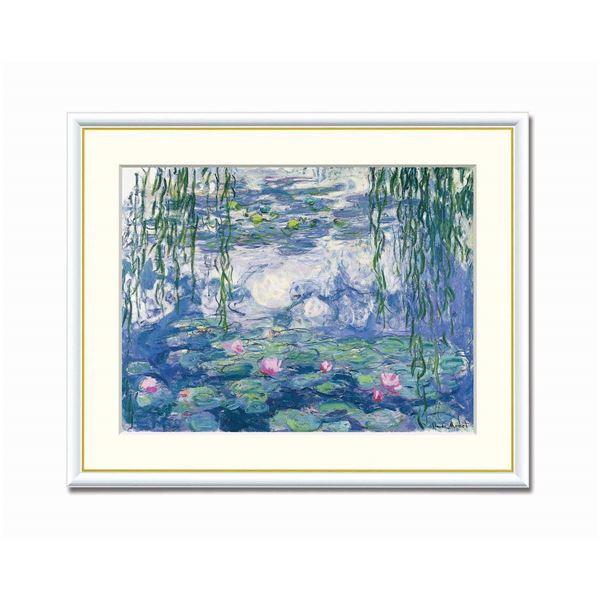 光の画家 クロード・モネの名画を本物により近く複製 名画額縁絵画額 額縁 フレーム 絵画フレーム ディスプレイ 展示 インテリア 日用雑貨 生活雑貨 敬老の日 母の日 父の日クロード・モネの光と色彩を