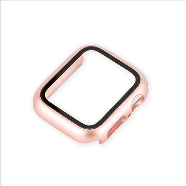 Apple Watch用高硬度液晶保護ガラス+ケースシリーズ。耐久性抜群 Apple Watch SE用の最強ガード＆ケース 40mmピンクゴールドのデジオ2シリーズが登場 高硬度9Hの液晶保護ガラス
