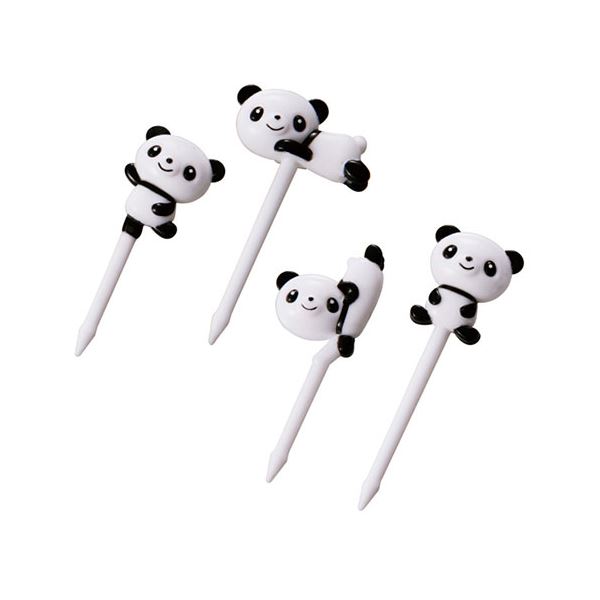 るんるんパンダピック 8本入ふんわりかわいいパンダデザインのピックがたっぷり8本入ったセット パーティーやお弁当作りにぴったりのアイテムです るんるん気分で楽しい時間を演出してくれる、おしゃれで可愛い