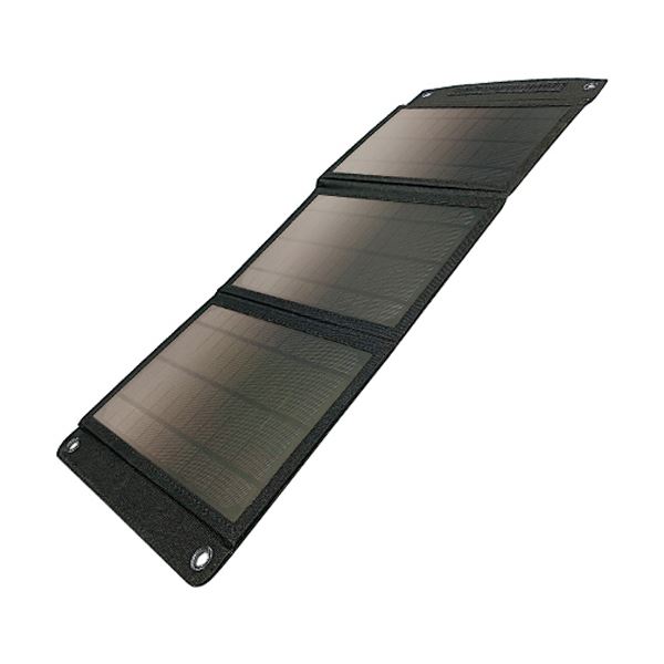 18Wのソーラー充電器が登場 黒いスタイリッシュなデザインで、太陽光を利用してエコで便利な充電が可能 持ち運びに便利なサイズで、アウトドアや旅行に最適 スマホやタブレットなど様々なデバイスに対応 いつ