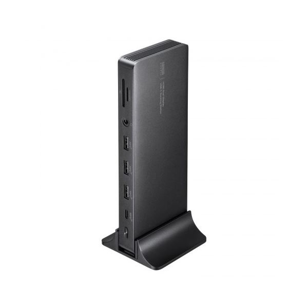 4K画質で2画面同時出力可能なUSB-Cドッキングステーション ACアダプタ付きで便利なHDMI接続も可能 デスク (テーブル 机) 周りをスッキリ整理し、作業効率をアップさせる便利アイテム ドッキン