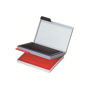 印章用品 スタンプ台 事務用品印章をスタイリッシュに押せる オフィス 事務用 で使えるスタンプ台 黒と赤の2色セットで便利 シヤチハタのエコス HFW-2EC （まとめ）シヤチハタ スタンプ台 エコス