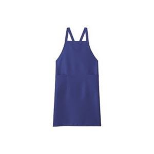 胸元を守るブルー色エプロン 汚れや飛び散りから服を守り、使いやすくスタイリッシュ キッチン 台所 や作業場で安心 安全 してお仕事を楽しめる 清潔感のあるデザインはプロやホームメーカーにおすすめ ブル