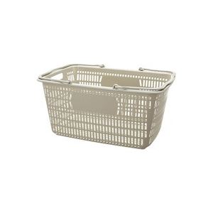 整理収納用品 事務用品スッキリ整理 オフィス 事務用 の頼れる相棒 便利な整理 収納 ツール （まとめ）多機能ショッピングカゴ 30Lグレー B264J-GY【×20セット】 （まとめ）ジョインテック