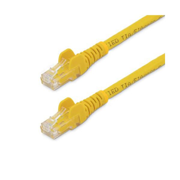 高速通信に最適なLANケーブル 配線 カテゴリ6規格のRJ45コネクタ付きイエロー色の1mケーブル が3本セットでお得 データ転送も安定、信頼性も抜群 家庭用からオフィス 事務用 用まで幅広く対応 効