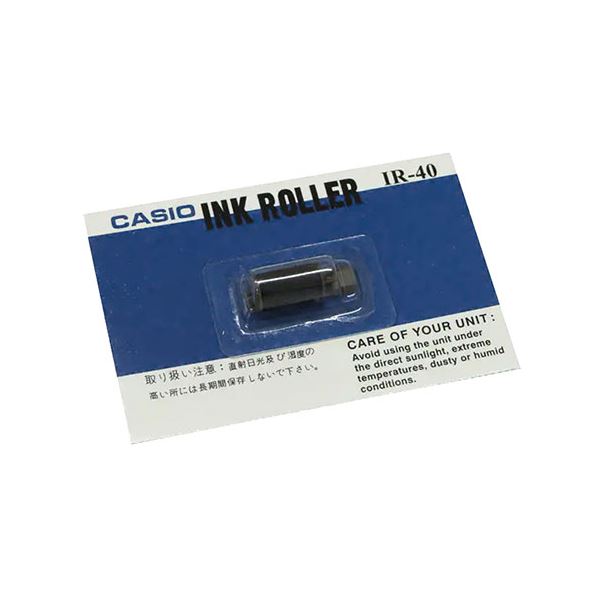 カシオプリンター電卓用インクローラーカシオプリンター電卓用インクローラー、黒のインクリボンIR-40X10 計算機の最強パートナー、鮮やかな結果を導く 【10個セット】 カシオ計算機 インクリボン 黒