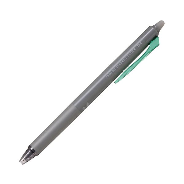 驚異の書き心地 消せるゲルインキボールペン フリクションシナジーノック04 超極細0.4mm グリーンが10本セット×3でお得 書き間違いも簡単に修正できる便利さが魅力のノック式ボールペン 緑 （まと