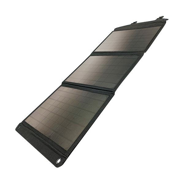 30Wソーラーパネル搭載のブラック充電器 太陽光でエコ充電可能 持ち運び便利なサイズで、どこでも使用可能 スマホやタブレット、カメラなど様々なデバイス充電可能 アウトドアや非常時に大活躍 今すぐ手に入
